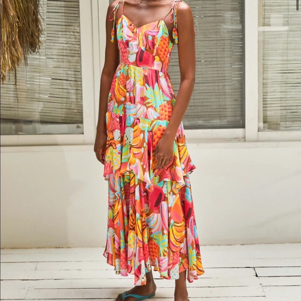 FARM Rio “Fruit Salad” maxi dress
